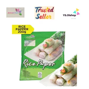 Rice Paper Bulat 200 g isi 20 lembar - Banh Trang 22cm - Kulit Lumpia Vietnam- Rice roll- Salad Wrap Food