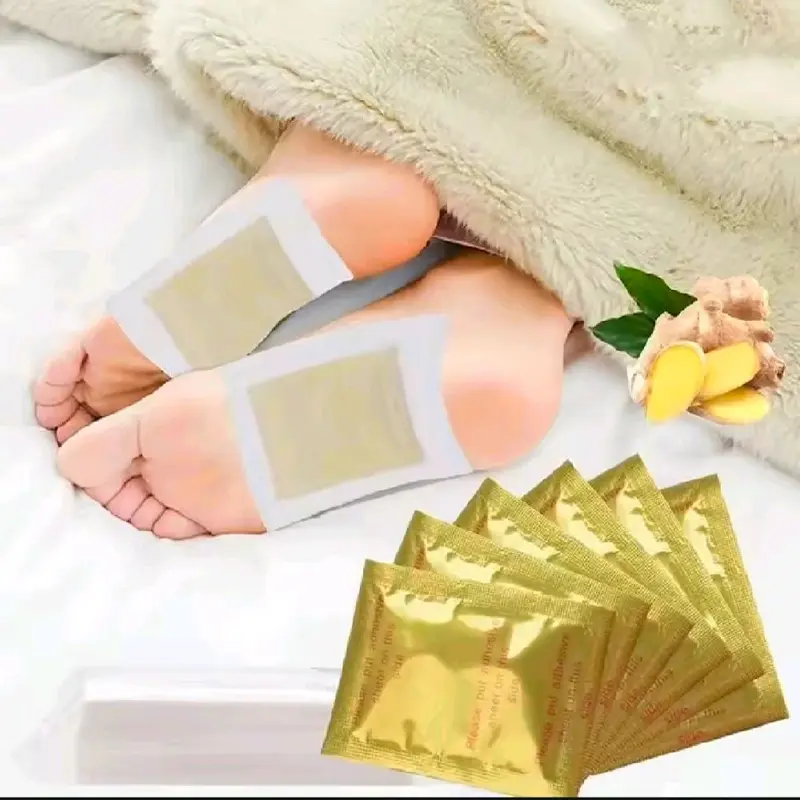 PROMO TERBATAS 1 Box Isi 10 Pcs - Kinoki Detox Kaki Import Asli / Kinoki Gold White Koyo Kaki Ampuh Hilangkan Racun Dalam Tubuh / Kinoki Koyo Untuk Asam Urat Patch 4