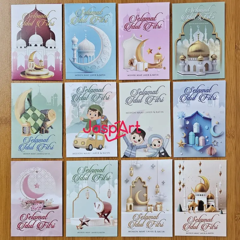 AMPLOP LEBARAN MIX RANDOM IDUL FITRI ANGPAO LEBARAN IDUL FITRI MURAH READY STOCK UKURAN MEDIUM ISI 50 0