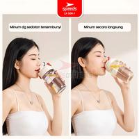 Gambar SPEEDS Botol Minum Tumblr Glass Botol Mini Heat Protection Case 008-1 - Hijau Random dari SpeedsShop Kota Surabaya 4 Tokopedia