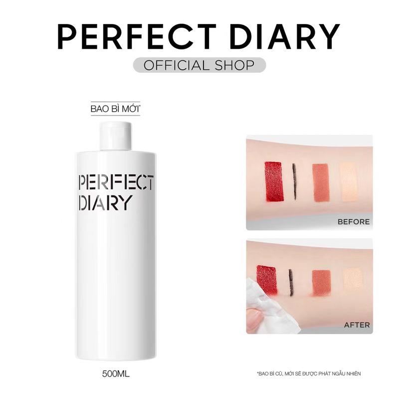PERFECT DIARY Nước Tẩy Trang, Nhật Ký Hoàn Hảo, với Axit Amino, 500ml*1