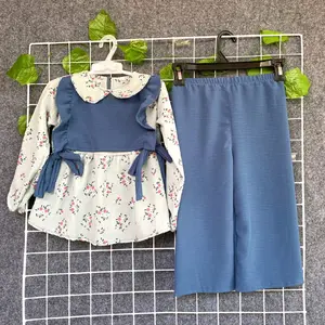 Setelan Crinkel Anak Terbaru Motip Bungan Bahan Crinkel Ratu