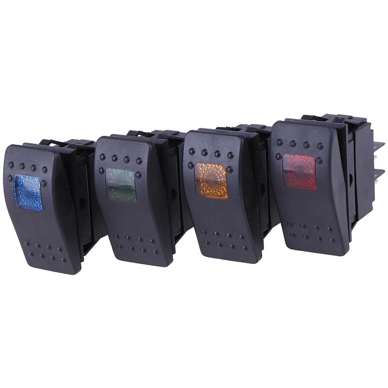 Product Introduction of Waterproof Rocker Toggle Switch Car Boat Marine Rocker Switch Button 4pin Switch 5