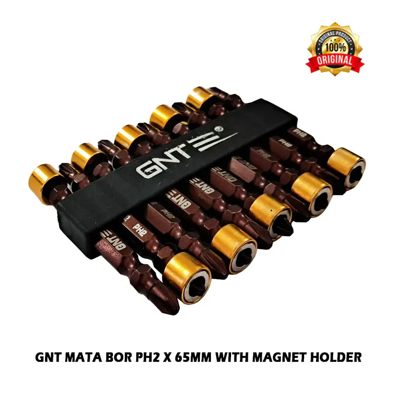 1 SET KUNCI GYPSUM ,KUNCI BAJA RINGAN ROOFING, Mata Obeng Angin Obeng Gypsum PH2 X 65MM Mata Bor Mata Screwdriver GNT 3