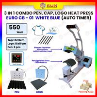 Gambar Mesin Press Sablon Mini Logo Label 15x15 cm & Press Sablon Topi Premium - SUN 2 in 1 CAP & LOGO HEAT PRESS  untuk press kaos, Logo, Label, Kerah Leher, Inside Tag, lengan, Saku, Topi - Logo+Topi SLC01, Surabaya dari Sun Indonesia Kota Surabaya 5 Tokopedia