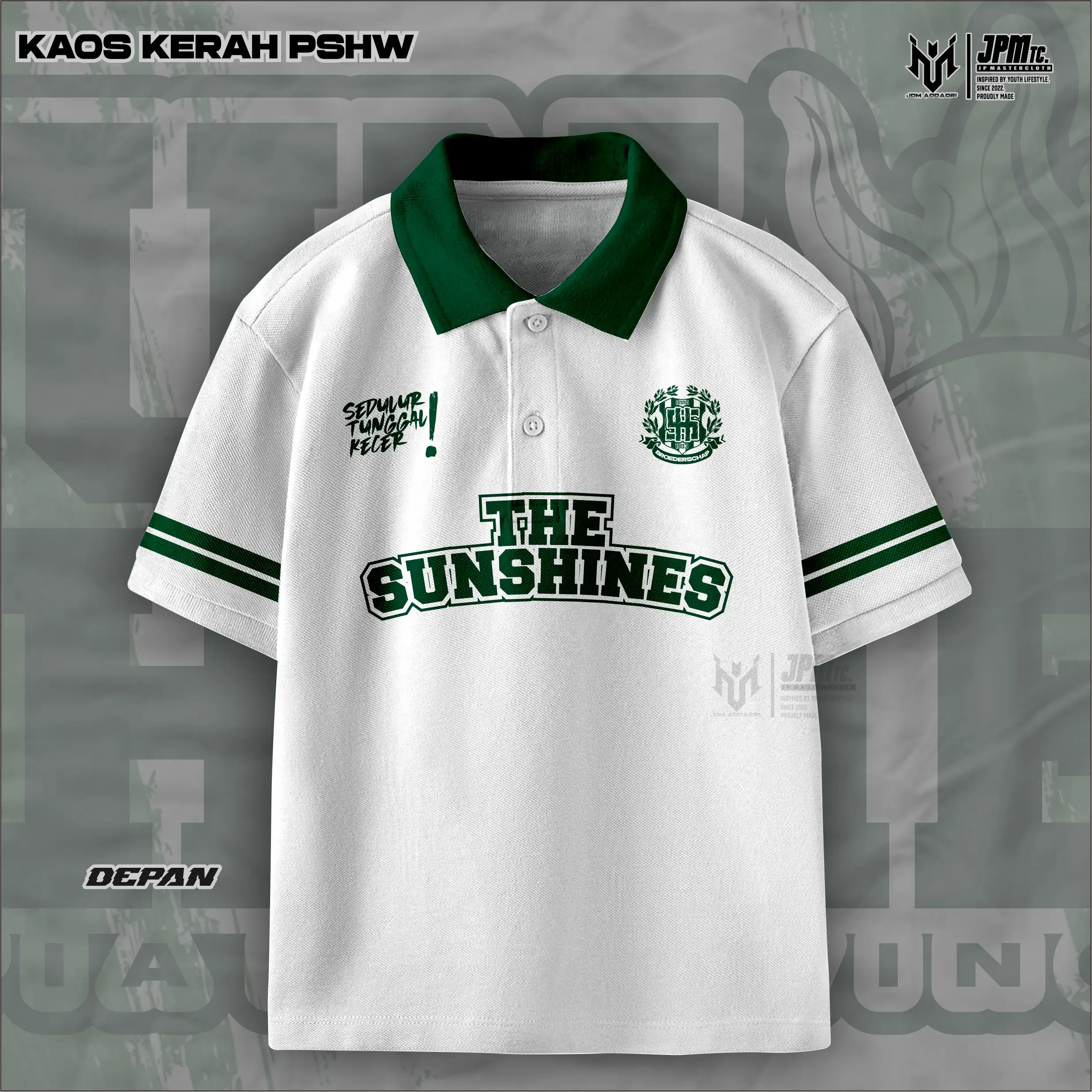 Kaos Kerah PSHW TM The Sunshines Polo Bahan Combed