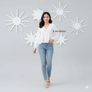 LAURA BLOUSE | Katun Bordir | Atasan Wanita Bordir Panjang Baju Kemeja Wanita Atasan Wanita Hijab Baju Perempuan Rompi Wanita Atasan Brukat