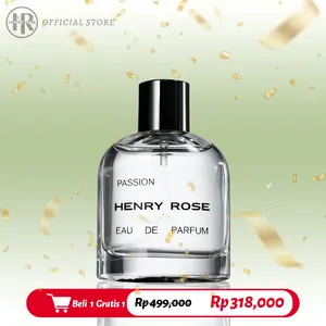 Beli 1 gratis 1-Henry Rose Passion Parfum Unisex 50ML - Wangi Segar Jeruk & Hangat Kayu Alami Tahan Lama Aroma Kayu Hijau Green Woody