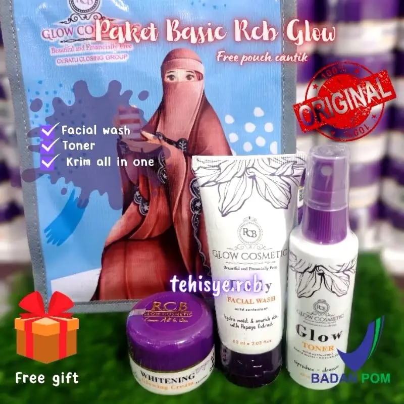 Paket Basic Rcb Glow Original Perawatan Wajah