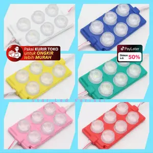 (6 PCS) LAMPU LED 6 MATA JUMBO 12V 24V 6W LAMPU LED LAMPU VARIASI LAMPU KOLONG TRUK LAMPU MOBIL MOTOR TRUK