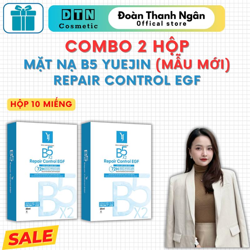 Combo 2 hộp -tổng 20 miếng Mặt nạ cấp ẩm phục hồi B5 Yuejin