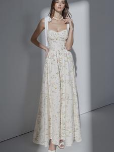 Vestido sin tirantes floral romántico de verano para mujer, vestido elegante para fiesta, perfecto para el Día de San Valentín, bodas, vacaciones y cumpleaños