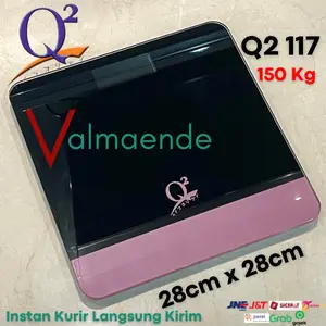 Timbangan Badan Digital 180 kg Dewasa Anak Digital Termometer 040 Q2 117D GSF Bubble Wrap