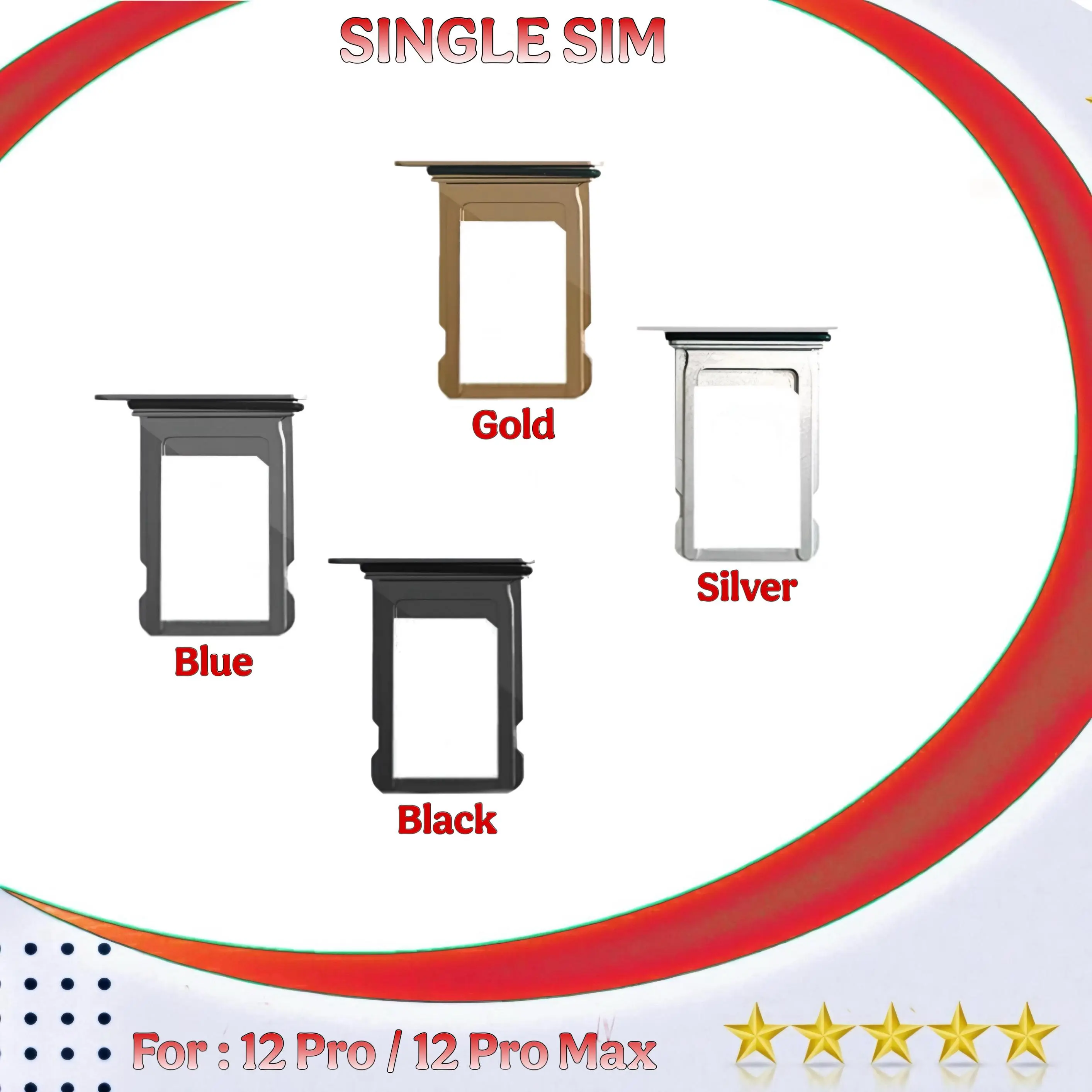 card s1m tray / tempat kartu single 12 pro / 12 pro max new