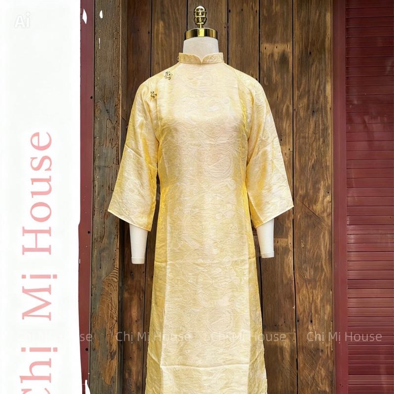 [HÀNG SẴN + MÀU QUẦN] ÁO DÀI NHA XÁ TAG ĐÁ | BigBuy360 - bigbuy360.vn