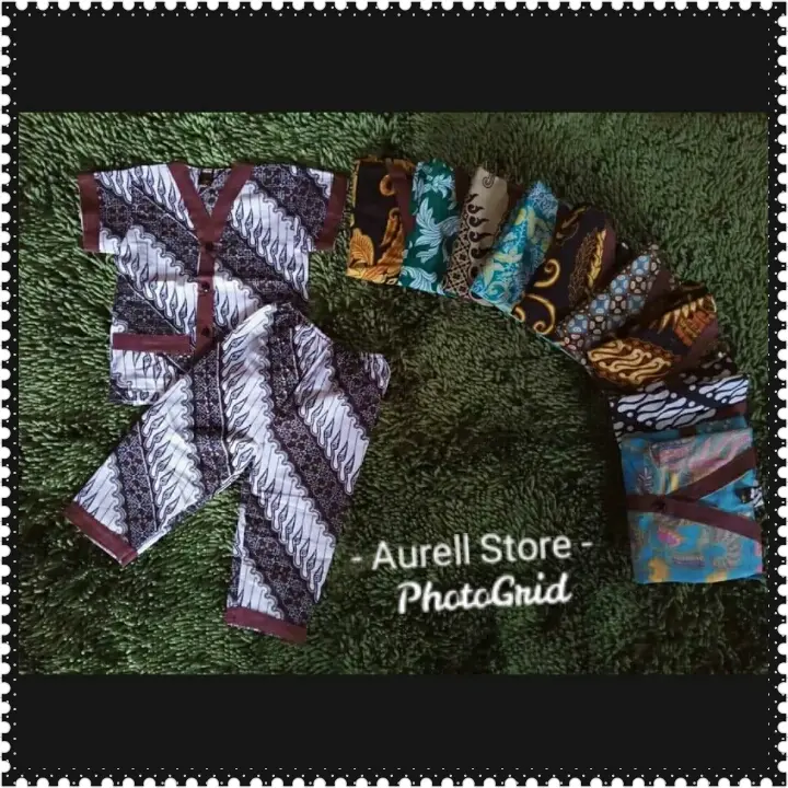 PIYAMA BATIK ANAK MOTIF RANDOM 0