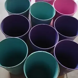 PAKET HEMAT isi 12 Pcs Gelas Minum Pastel Gelombang