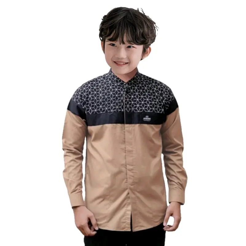 baju koko anak laki-laki lengan panjang batik senopati 9-15 th Muslim remaja 5