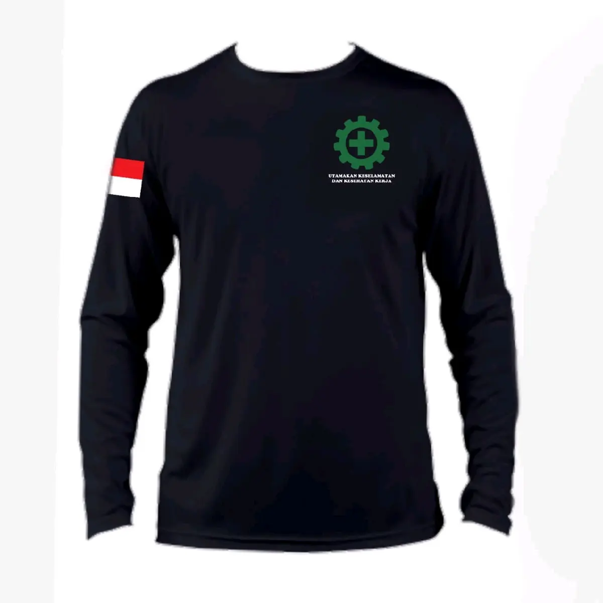 KAOS LENGAN PANJANG SAFETY NEW LOGO DADA UTAMAKAN KESELAMATAN