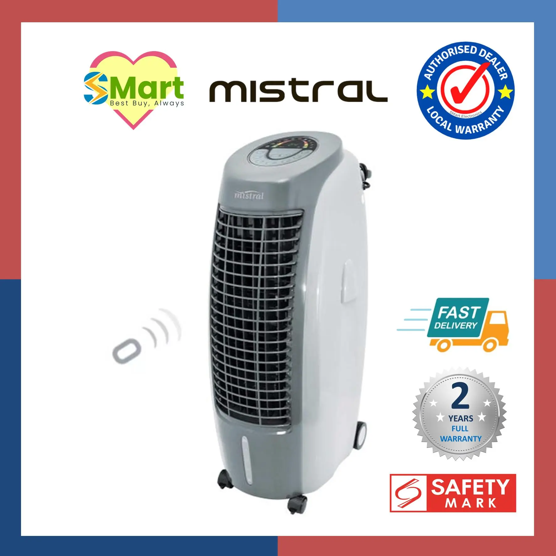 Mistral 15L Air Cooler with Remote Control MAC1600R