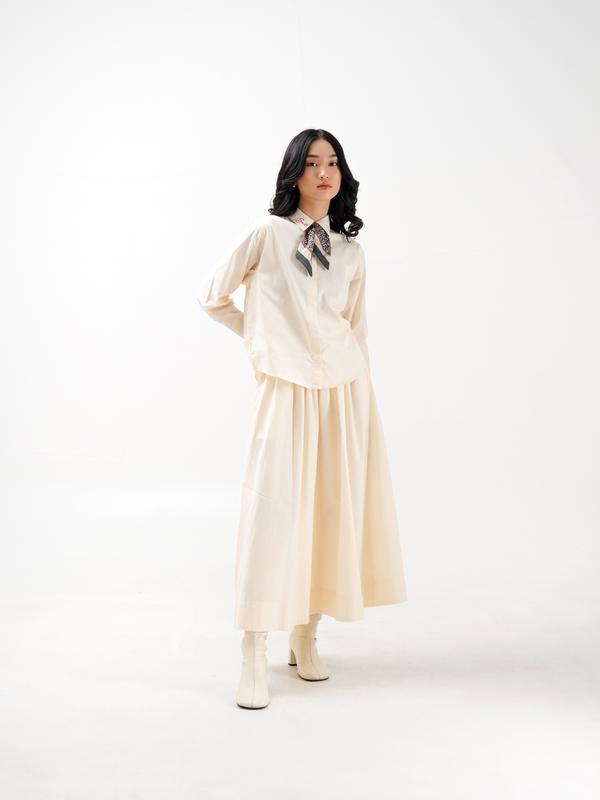 SWHeart - Seiza Skirt Rok Wanita Kekinian Panjang Midi 1
