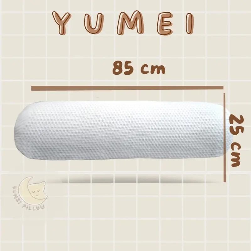 Paket 1 Bantal + 1 Guling Tidur Premium Memory Foam Empuk Yumei 60x40cm | BEST DEAL 3