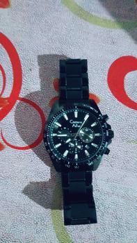 Product Review of Cristiano Aillen Jam Tangan Pria Analog 8891 Rantai Stainless Steel Chronograph Kaca Sapphire Water Resistant 3 ATM Watches Waterproof from i**🦖 0