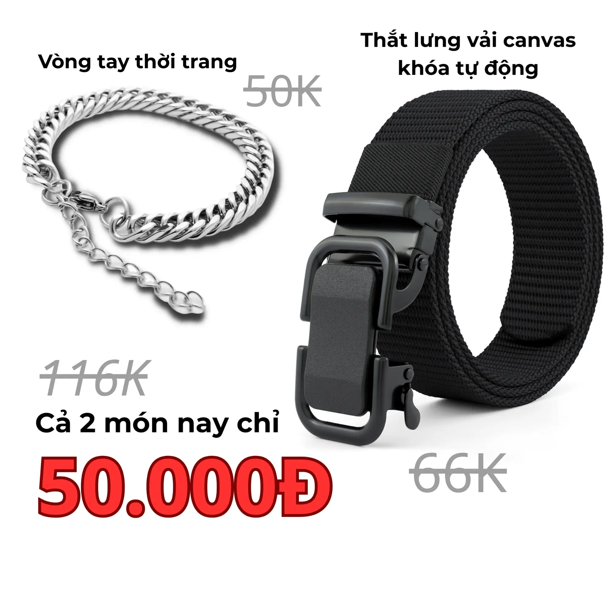 [TẶNG VÒNG TAY] Thắt Lưng Nam Nữ Dây Vải KHÓA TỰ ĐỘNG Bản Dây 3.5cm Dài 120cm. Dây Nịt Nam Phong Cách Hàn Quốc Trẻ Trung - TLTD1