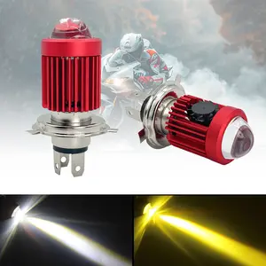Lampu Utama LED LASER H4 & H6 Plus Kipas Projector Premium Super Terang Motor Mobil