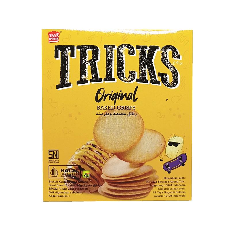 TRICKS - Baked Crisps Potato Biscuit - 1 kotak 6