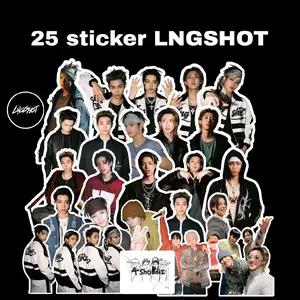 [25 PCS] LNGSHOT STICKER VINTAGE AESTHETIC STICKER LAPTOP STICKER DINDING