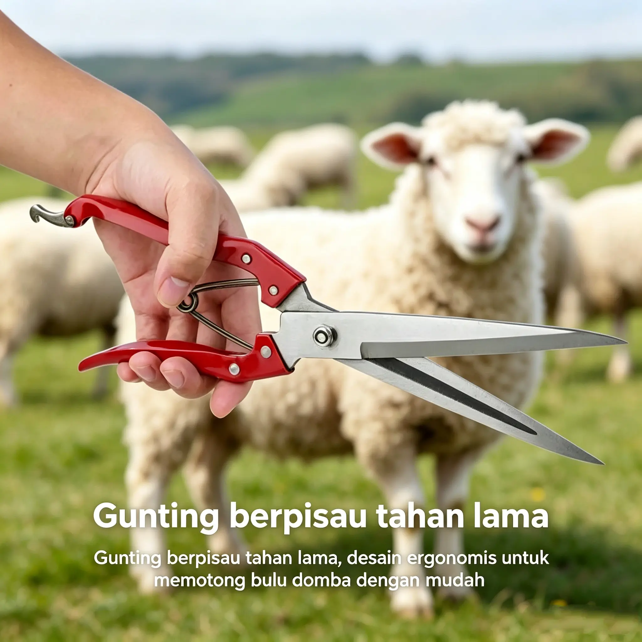 [COD]Cukur Bulu Kambing Mesin Cukur Bulu Domba Gunting Cukur Manual Alat Cukur Domba/Hewan/Kambing Bulu Domba Kambing Anjing