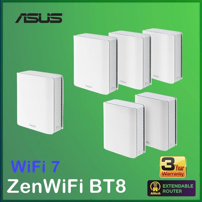 Gambar ASUS ZenWiFi BT8 Tri-Band WiFi 7 Mesh (802.11be) Smart AiMesh Extendable Router BT 8 - 2 Pack dari Officiall Brands Kota Administrasi Jakarta Barat Tokopedia