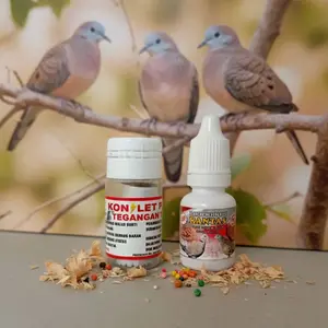 Paket Hemat Pil perkutut Konslet dan Obat cacing perkutut Rantas