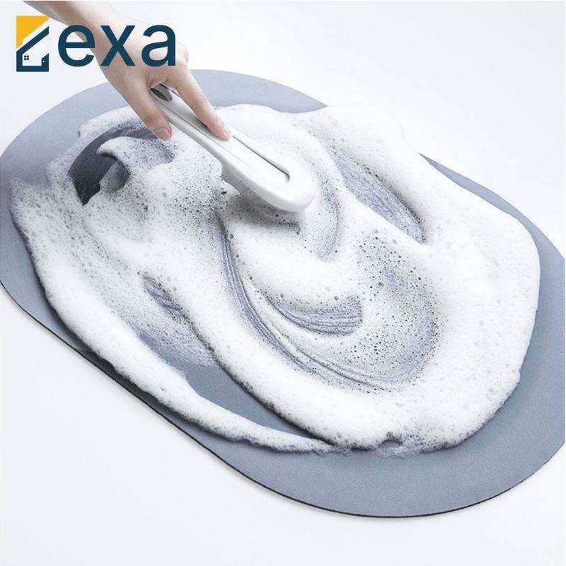 Keset Kamar Mandi Diatomite Anti Slip Anti Bau Cepat Kering Karet Diatomite Mat 4
