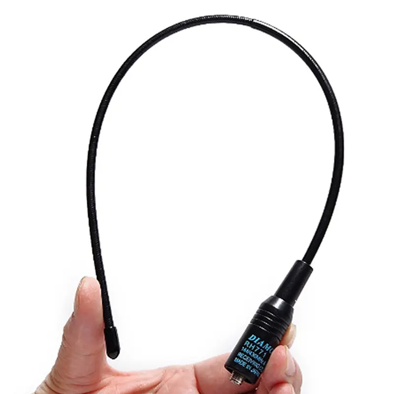 Antena Fleksibel Dwi Jalur Lebar, NA-771 SMA Perempuan SMA-F, Serasi dengan BAOFENG UV-5R dan BF-888S