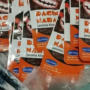 WAU Daging Nabati makanan jajanan snack cemilan jajan viral Spicy Flavor Camilan Nabati Pedas Gurih Siap Santap, Cocok Teman Nasi & Bekal makanan snack cemilan Halal BPOM Lauk