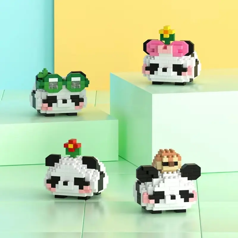 Mainan nanoblocks puzzle big DIY rakit susun balok lucu Toys 5