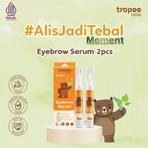 Tropee Bebe #AlisJadiTebal Moment | Eyebrow Serum 5ml Double Pack | Serum Alis Anak