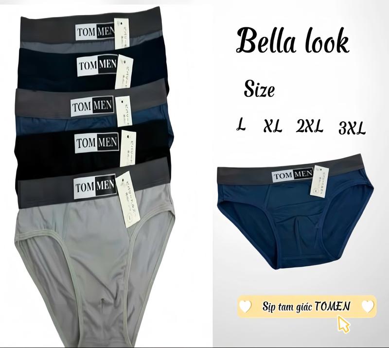COMBO 5 Quần Sịp Nam Tam Giác thun lạnh cao cấp kiểu dáng boxer đẹp quần lót nam Tommen
