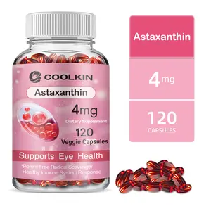 Coolkin - Astaxanthin - 4 mg - Penunjang Mata - 30/60/120 Softgels