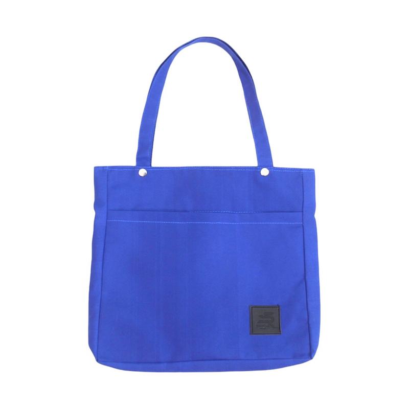 TOTE BAG DOUBLE RESLETING - TAS BAHU TOTEBAG WANITA KANVAS POLOS - TOTE WANITA BANDUNG POLOS - TOTE BAGKANVAS 2