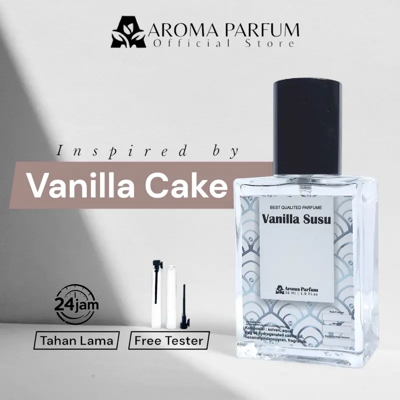 AROMA PARFUM - Vanilla susu parfum unisex Tahan Lama 24 Jam pria dan wanita | eu de perfume Perfume Elegan 0