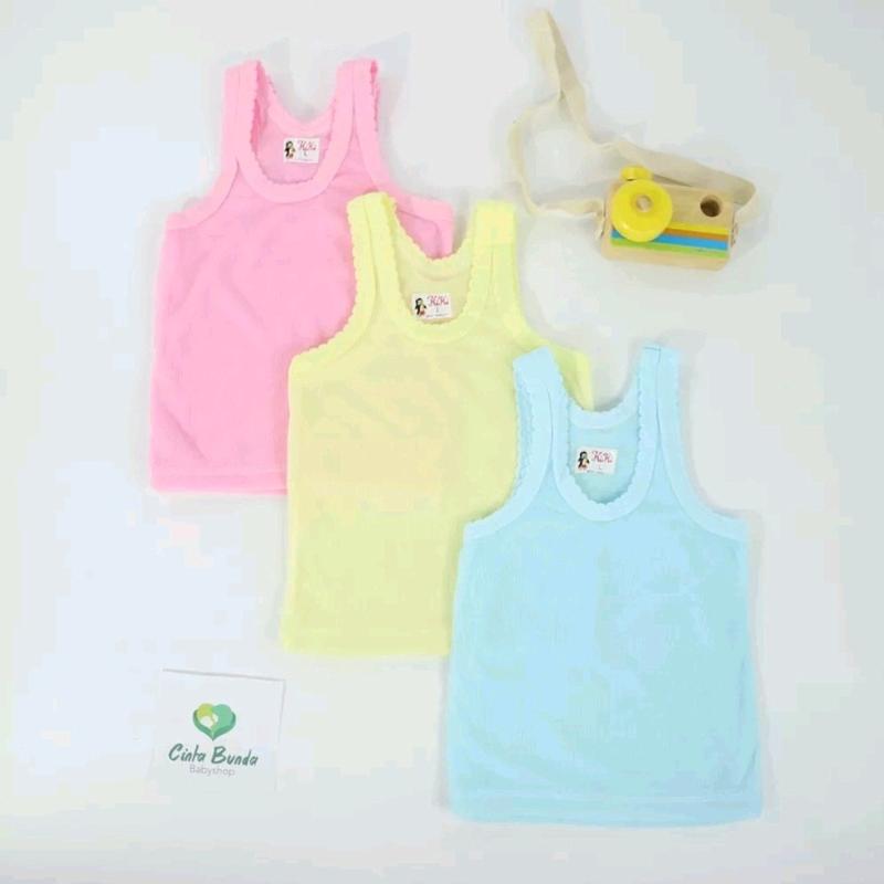 SINGLET KAOS BAJU DALAM ANAK / BAYI UMUR 6BULAN-8TAHUN KHUSUS PUTIH / ANEKA WARNA ADEM LEMBUT NYERAP KERINGAT HALUS MELAR ELASTIS MURAH PREMIUM 1
