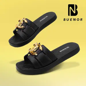 Buenor - Sandal Selop Wanita Simpel Elegan Model Teplek Korean Style Jelly