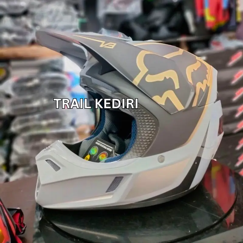 Helm MX Fox V3 Premium Safety