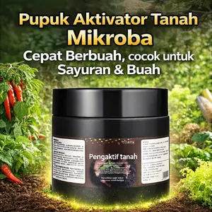 Pupuk Aktivator Tanah Mikroba – Perbaiki Struktur Tanah, Akar Kuat, Tanaman Cepat Berbuah, Cocok untuk Sayuran, Bunga & Pohon Buah