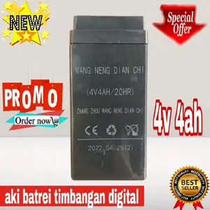 top aki baterai timbangan digital 4v 4ah