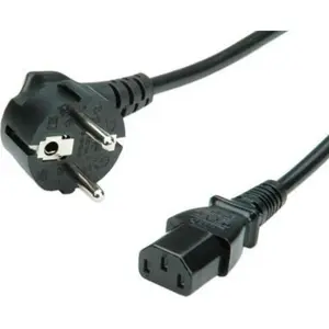 Kabel Power CPU/Komputer/Monitor Standar Hitam 1 Meter