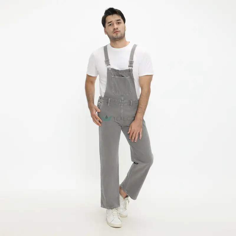 Teal.Go Jumpsuit Overall Jeans Panjang Wearpack Pria 5